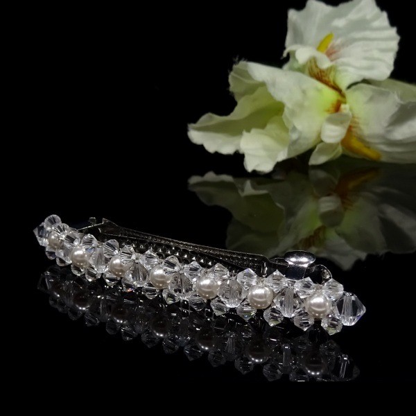 1546-thickbox_default.jpg SPINKA do włosów z kryształkami i perełkami Precioso - obrazek 1