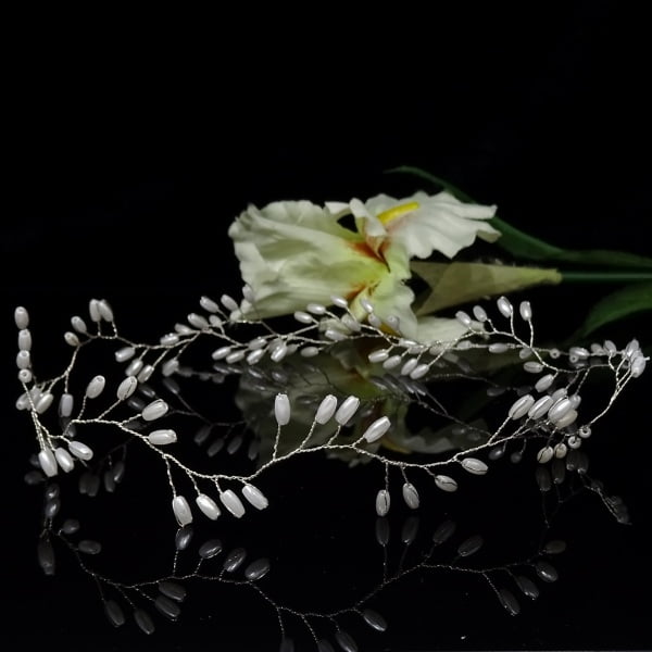 2887-thickbox_default.jpg GAŁĄZKA ozdoba do włosów typu wianek perełki podłużne - obrazek 1