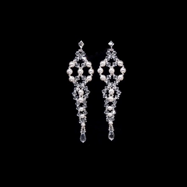 827-thickbox_default.jpg KOLCZYKI srebrne z kryształkami Precioso i perełkami - obrazek 1