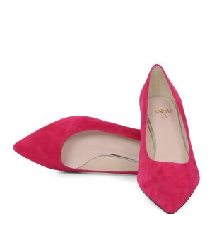 Gassu JESSICA - Różowe buty na kaczuszce - z przodu