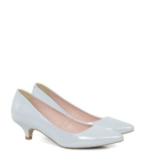 GASSU MICHELLE to idealne srebrne buty ślubne - po skosie