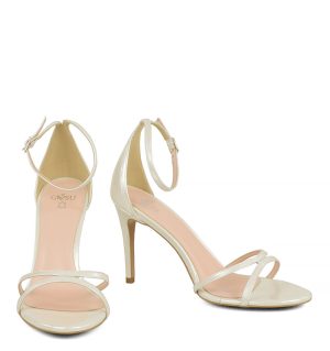 GASSU NARE - sandały niskie szpilki - z przodu