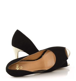 GABRIELLE - czarne szpilki - z przodu