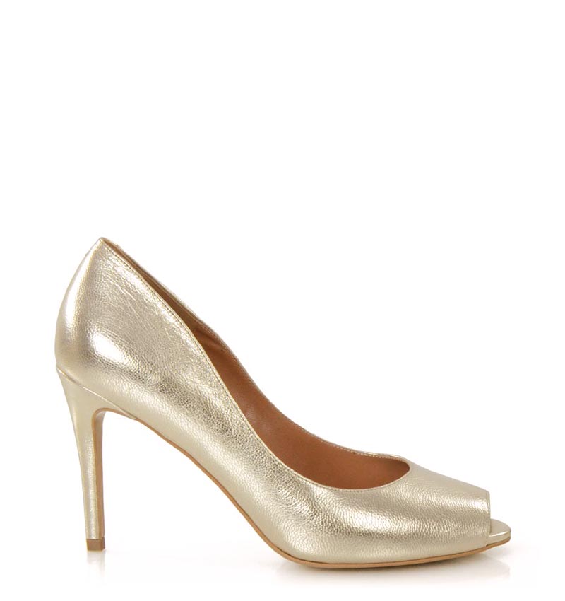 GABRIELLE - Złote szpilki - bokiem