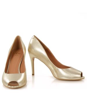 GABRIELLE - Złote szpilki - z przodu
