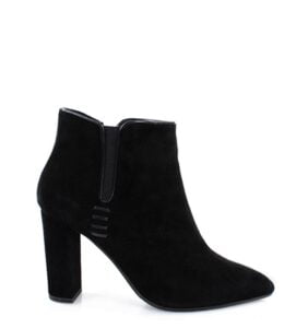 FRANCES - Czarne botki na słupku - bokiem
