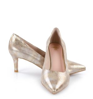 Złote szpilki - z przodu