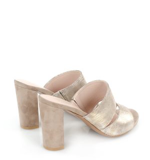 LUNA - Złote klapki na słupku - po skosie