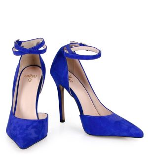 Niebieskie szpilki - z przodu