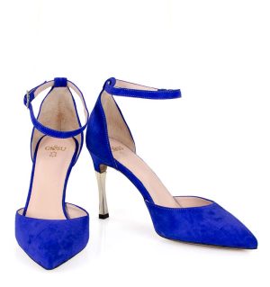 Niebieskie szpilki - z przodu