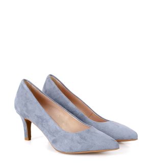 Szare szpilki - po skosie