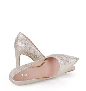 LENA - Jasno złote szpilki - obrazek 6