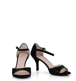 RAMONA - Czarne sandałki do tańca - obrazek 7