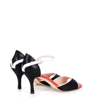 ALEJANDRA - Sandałki do tańca black-red-white - obrazek 3