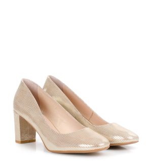 NORMA - Złote czółenka na słupku struktura - obrazek 5