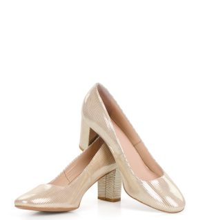 NORMA - Złote czółenka na słupku struktura - obrazek 2