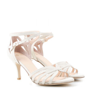 CONSUELA - kremowe sandałki do tańca - obrazek 2