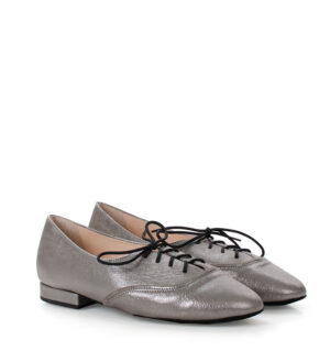 FLORES - buty na płaskim obcasie do ćwiczeń tanecznych, grafit - obrazek 3