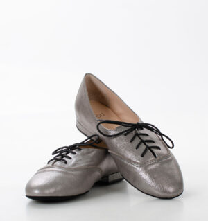 FLORES - buty na płaskim obcasie do ćwiczeń tanecznych, grafit - obrazek 6