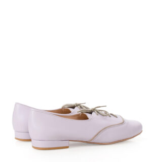 FLORES - buty na płaskim obcasie do ćwiczeń tanecznych, lila - obrazek 3