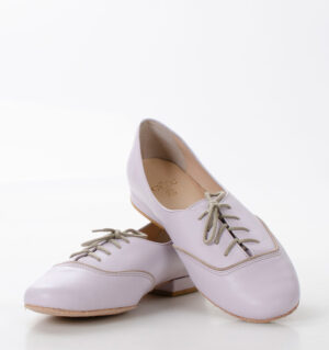 FLORES - buty na płaskim obcasie do ćwiczeń tanecznych, lila - obrazek 6